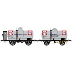 LS MODELS - SET of 2 OCEM CITERNES - ESSO - SNCF Ep III - 30452 - HO