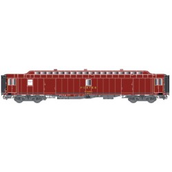 LS models - LSM 40432 - POSTAL car OCEM brown PTT , brown roof, "SNCF" - HO