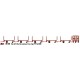 LS models 89599 - Set of 5 red postal trolleys - HO