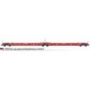 LSmodels - LSM 90023 - Wagon Modalohr Sdmrss lorry rail rouge - sncf HO