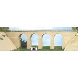 SAI maquette 310 - Viaduc ferroviaire a 4 arches 621mm - HO 1/87