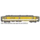 LS models - LSM 40438 – Voiture POSTALE OCEM PAz, Y24, Jaune/blanc toit gris - HO