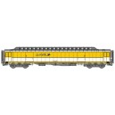 LS models - LSM 40440 - POSTAL car OCEM Yellow white PTT , black roof - HO