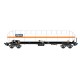 LS Models - LSM 30155 Tank car UAS blanc bandeau orange ALGECO - HO