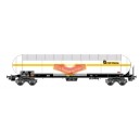 LS Models - LSM 30185 WAGON citerne UAS blanc bandeau orange CDF CHIMIE - HO