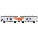 LS-models LS30397 - Conjunto de 2 vagones ocem refrigerado blanco "provence express" SNCF - HO