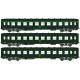 REE modeles vb041 - Set of 3 Cars DEV short A0 B10 Green ep4 - HO