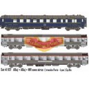 LS models - LSM 41107 - Set of 3 passenger Cars Mistral 56 TEE - HO Scale