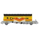 REE modeles WB-346 - Vagon KANGOUROU Ep.IV + Remorque "CALBERSON" bâche double axle - HO