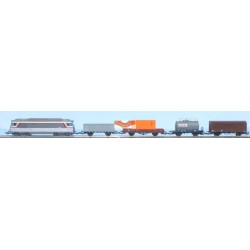 Coffret de départ P1006 BB67400 et 4 wagons - PIKO SAI - HO