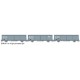 LS-models LSM-30660 - Set de 3 vagones EVS "EVS" - SNCF - HO