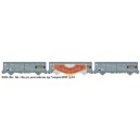 LS-models LSM-30654 - Set de 3 vagones EVS "GEFCO" - SNCF - HO