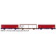 LS-models LSM-30662 - Set de 3 vagones EVS amarillo y negro - SNCF - HO