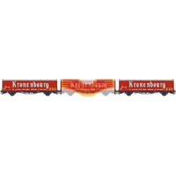 LS MODELS LSM-30666 Set de 2 vagones EVS KRONENBOURG ep 4 - SNCF - HO
