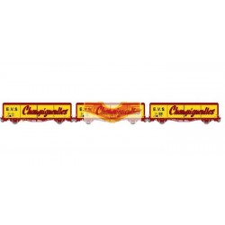 LS MODELS LSM-30661 Set de 2 vagones EVS CHAMPIGNEULES ep 4 - SNCF - HO