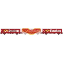 LS MODELS LSM-30657 Set de 2 vagones EVS KRONENBOURG ep 4-5 - SNCF - HO