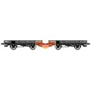 REE WB 357 - Set of 2 Wagons 19 FLAT OCEM brakes wheels radius - PLM ep 2 - HO