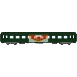 REE vb067 - passenger car UIC B10 Green Celtic ep4 - HO