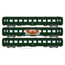 REE vb066 - caja de 3 coche de pasajeros UIC céltico verde EP4 - HO