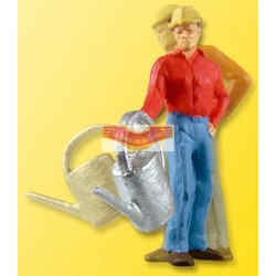 Viessmann 5126 - Gardener with watering can - scale HO 1/87