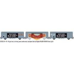 LS models LSM-30655 Set of 3 wagons EVS VALLIER_VICHER ep 3 - SNCF - HO