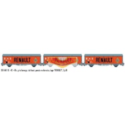 LS models LSM-30649 Set of 3 wagons EVS RENAULT ep 3 - SNCF - HO