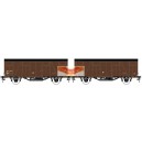 LS-models LSM 30500, Wagon COUVERT STANDARD brun toit noir SNCF, époque 3 - HO