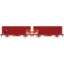 LS models LSM-30502, 2 Wagon COVERED WOOD UIC RED SNCF, ep 4 - HO