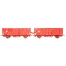 LS models LSM-30505 2 Wagon COVERED MURPHY UIC red, SNCF, ep 4 - HO