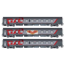 LS models LSM-48112 SET of 3 passenger cars MOSCOW-PARIS, ep 6 - HO