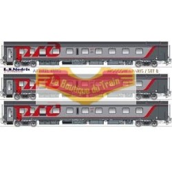 LS models LSM-48113 SET of 3 passenger cars MOSCOW-PARIS, ep 6 - HO