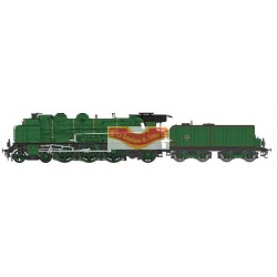 REE MB036S - Locomotive Vapeur 231D5 DCC SON fumée LYON - EP2 - HO 