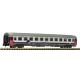 Fleischmann 814486 - coche de pasajeros de 2ª clase SNCB Eurofima - Escala N 1/160