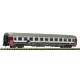 Fleischmann 814487 - coche de pasajeros de 2ª clase SNCB Eurofima - Escala N 1/160