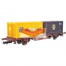 JOUEF HJ6143 - flat Wagon sncf 2 conteneurs - HO