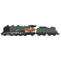 REE MB052 - loco vapor 6-141 E 672 - SNCF ALES Ep.III, Analog - HO