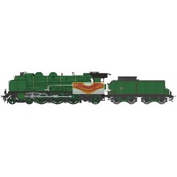 REE MB032 - Locomotive Vapeur 231D52 PLM EP2 - HO