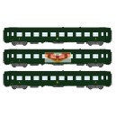 REE vb170 - caja de 3 coche de pasajeros UIC verde EP3 - HO