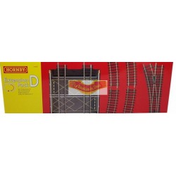 Jouef Hornby R8224 - Coffret de rails D - rails et aiguillages - HO