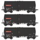 REE - SET DE 3 CITERNES FAUVET GIREL a bogie Y23A Ep V "ERMEWA SATI" - WB451 - HO