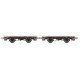 REE WB-436 - Set de 2 Wagons PLAT PLM Ep.II/III - HO