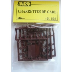 MKD 535 - Charrettes de Gare - MK535 - HO